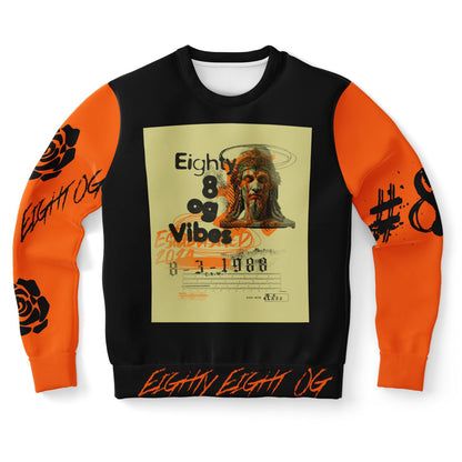 Fashion Sweatshirt - OG Rush Black & Orange